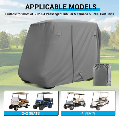600D Heavy-Duty Golf Cart Cover – 4 Passenger – view 2