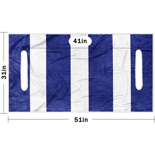 Seat towel dimension illustration marked 51 x 31 inches, with armrest openings Alternate View - Fairway Fort™