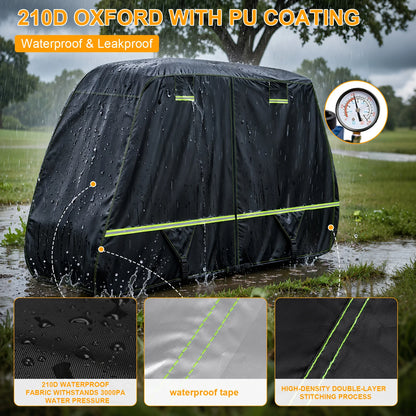210D Lightweight Golf Cart Storage Cover – view 3