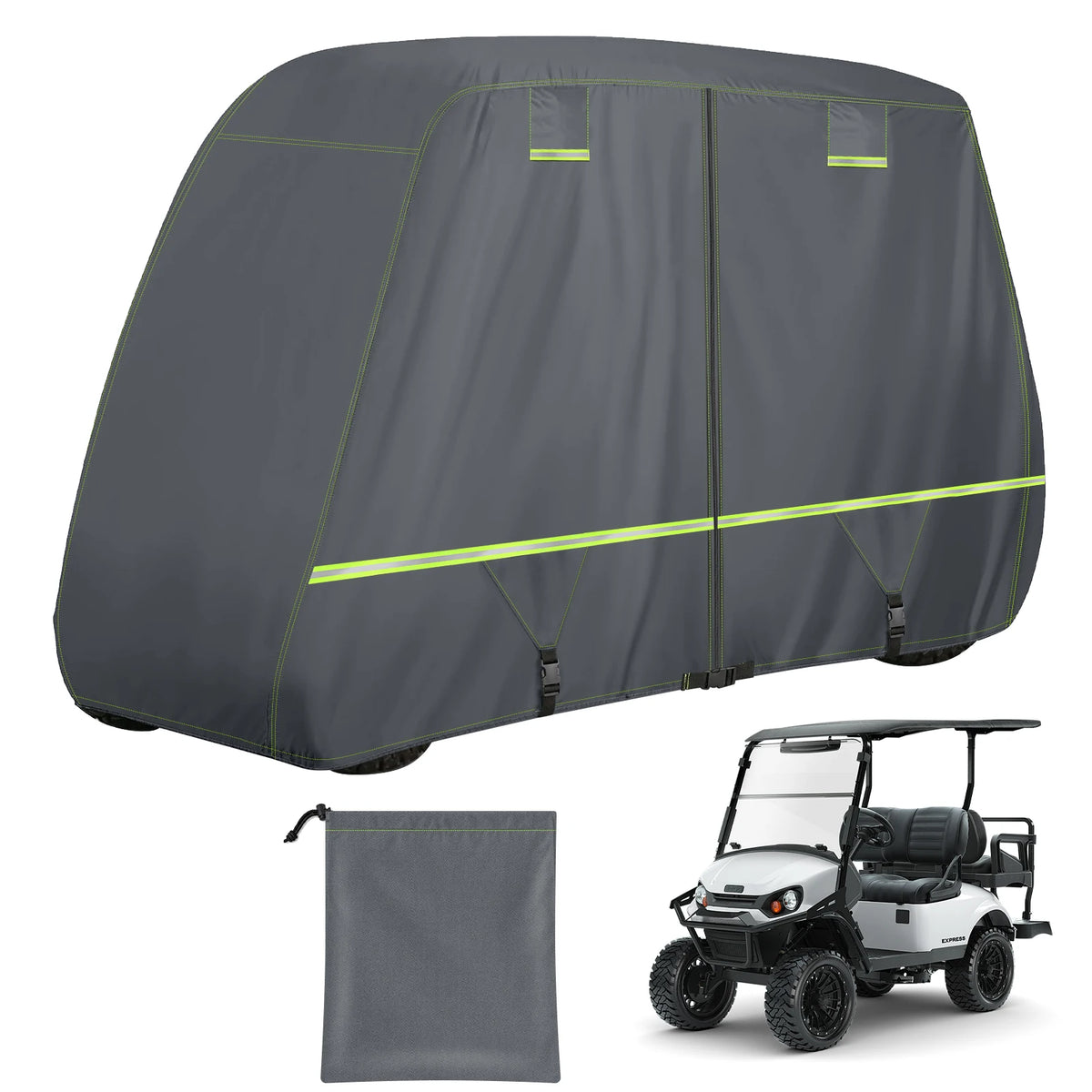210D Lightweight Golf Cart Storage Cover – view 7