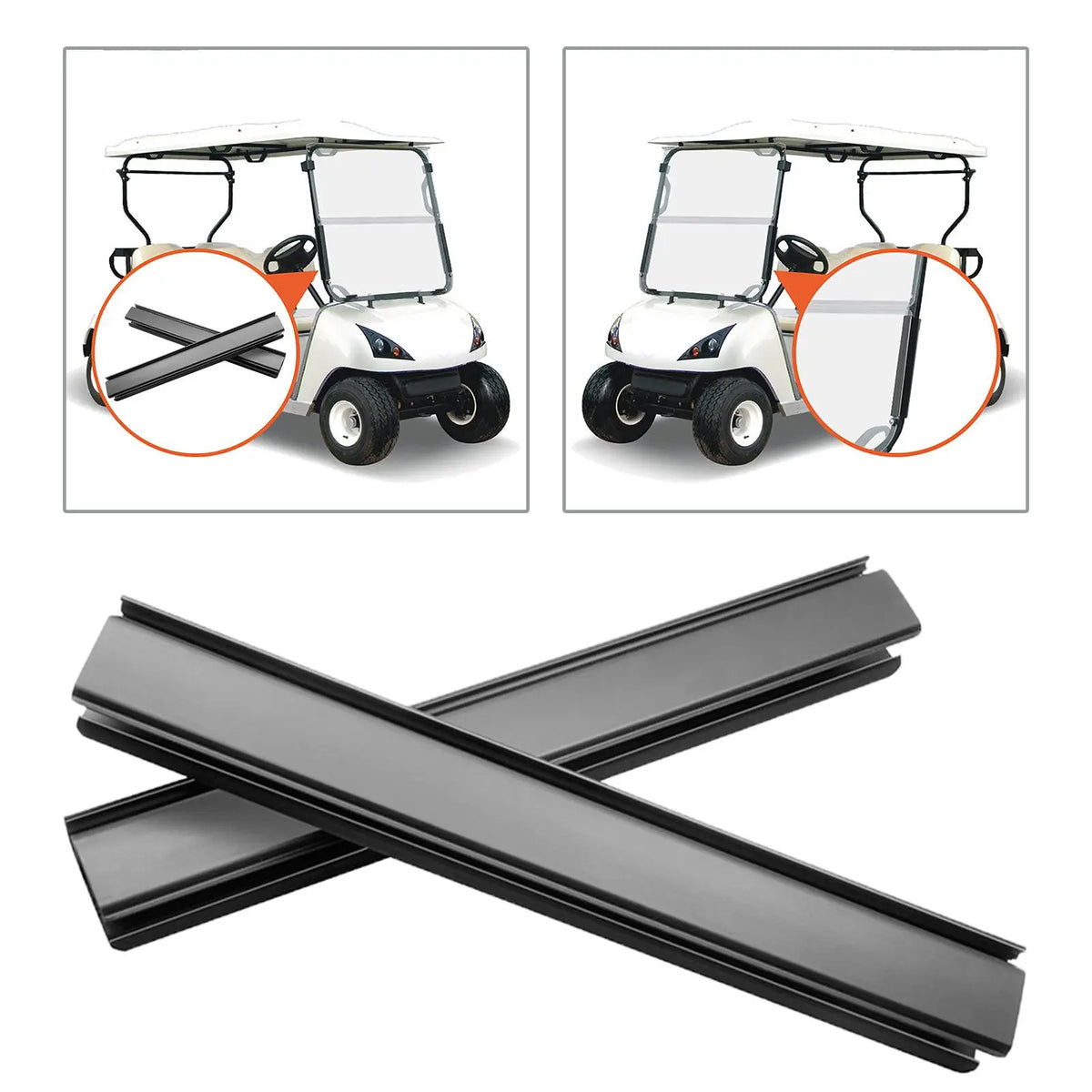 Club Car Golf Cart Windshield Clips – 2-Pack – view 5