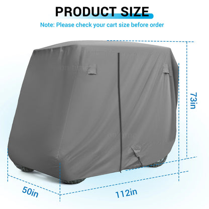 600D Heavy-Duty Golf Cart Cover – 4 Passenger – view 6