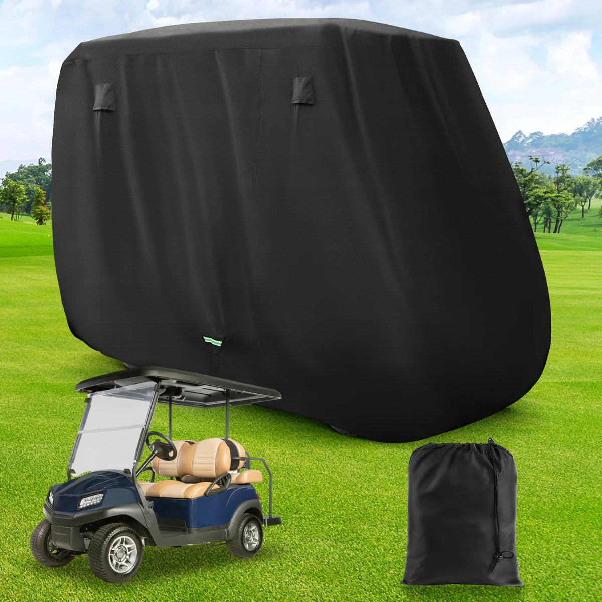 600D Heavy-Duty Golf Cart Cover – 4 Passenger – view 8