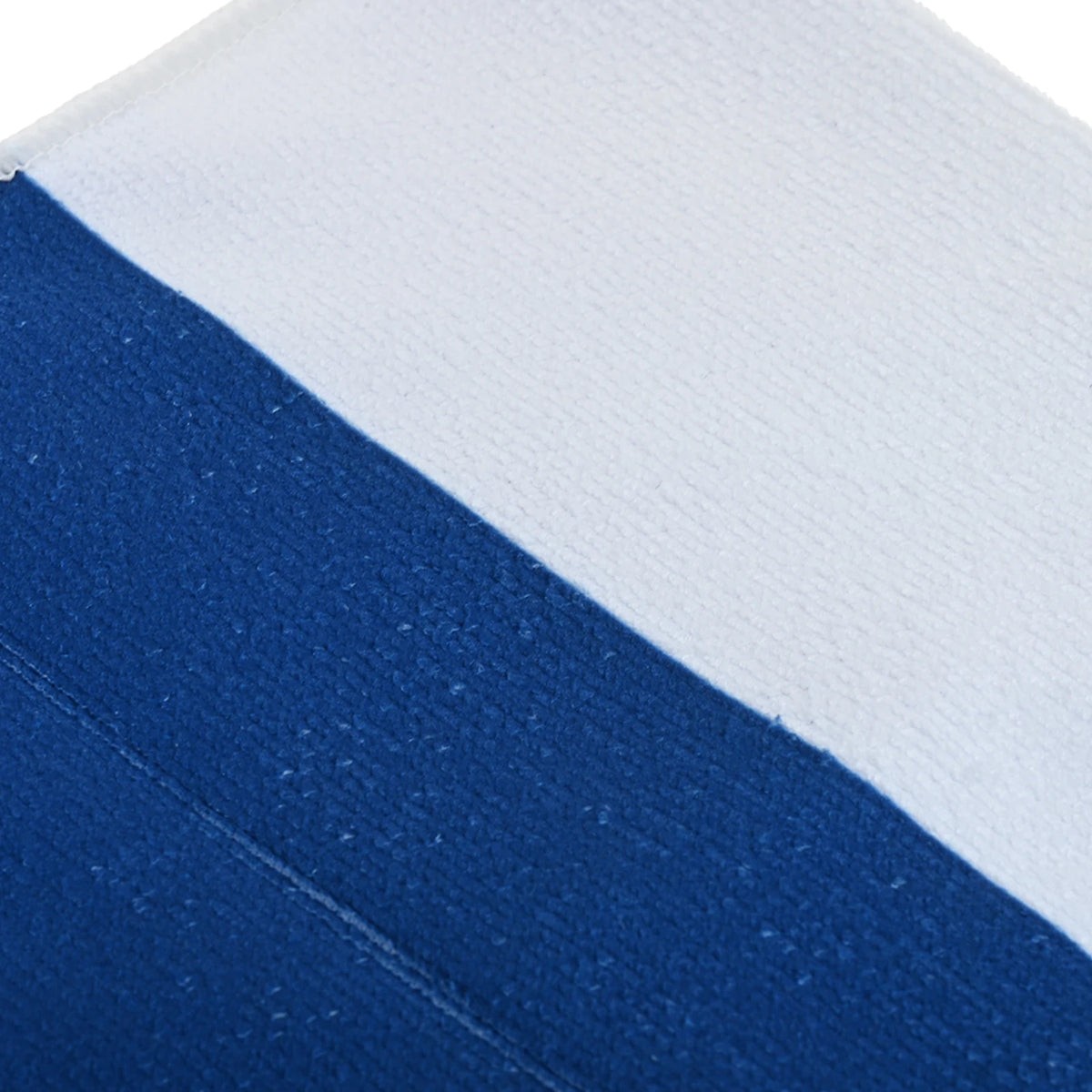 Close-up of the blue and white seat towel fabric surface - Fairway Fort™