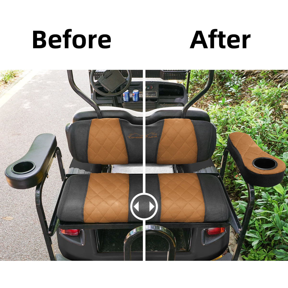 Breathable Golf Cart Armrest Covers – Pair – view 9 - Fairway Fort™