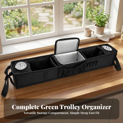 Golf Cart Storage Caddy with Insulated Cup Holders – view 3