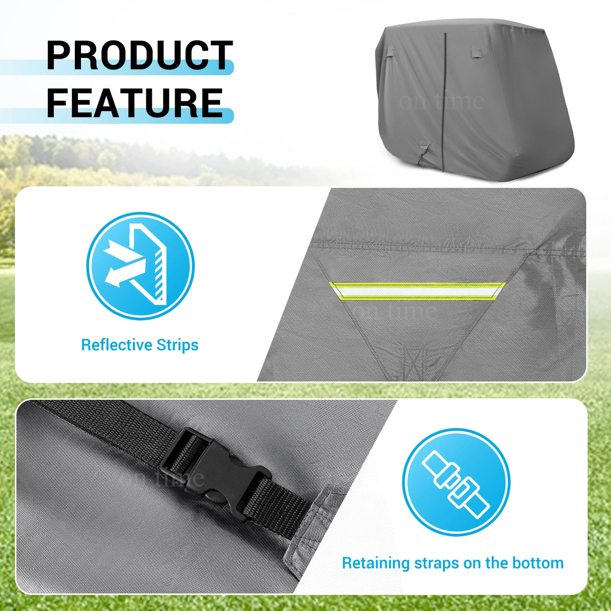 600D Heavy-Duty Golf Cart Cover – 4 Passenger – view 3