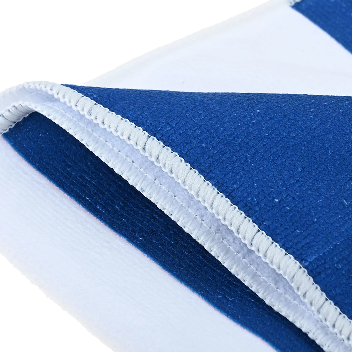 Seat towel edge stitching and white binding close-up - Fairway Fort™