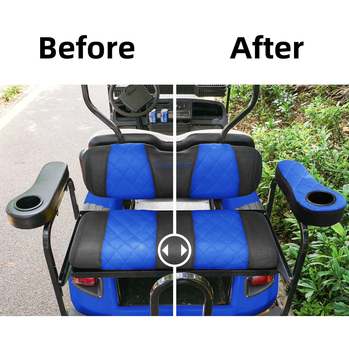 Breathable Golf Cart Armrest Covers – Pair – view 10 - Fairway Fort™