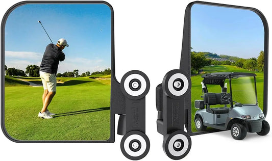 Folding Golf Cart Side Mirrors – Pair - Fairway Fort™