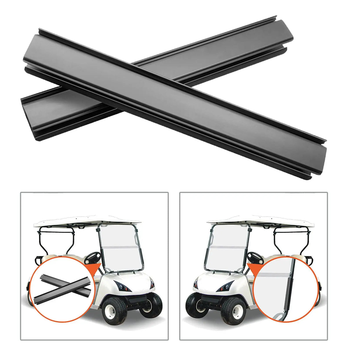 Club Car Golf Cart Windshield Clips – 2-Pack – view 4 - Fairway Fort™