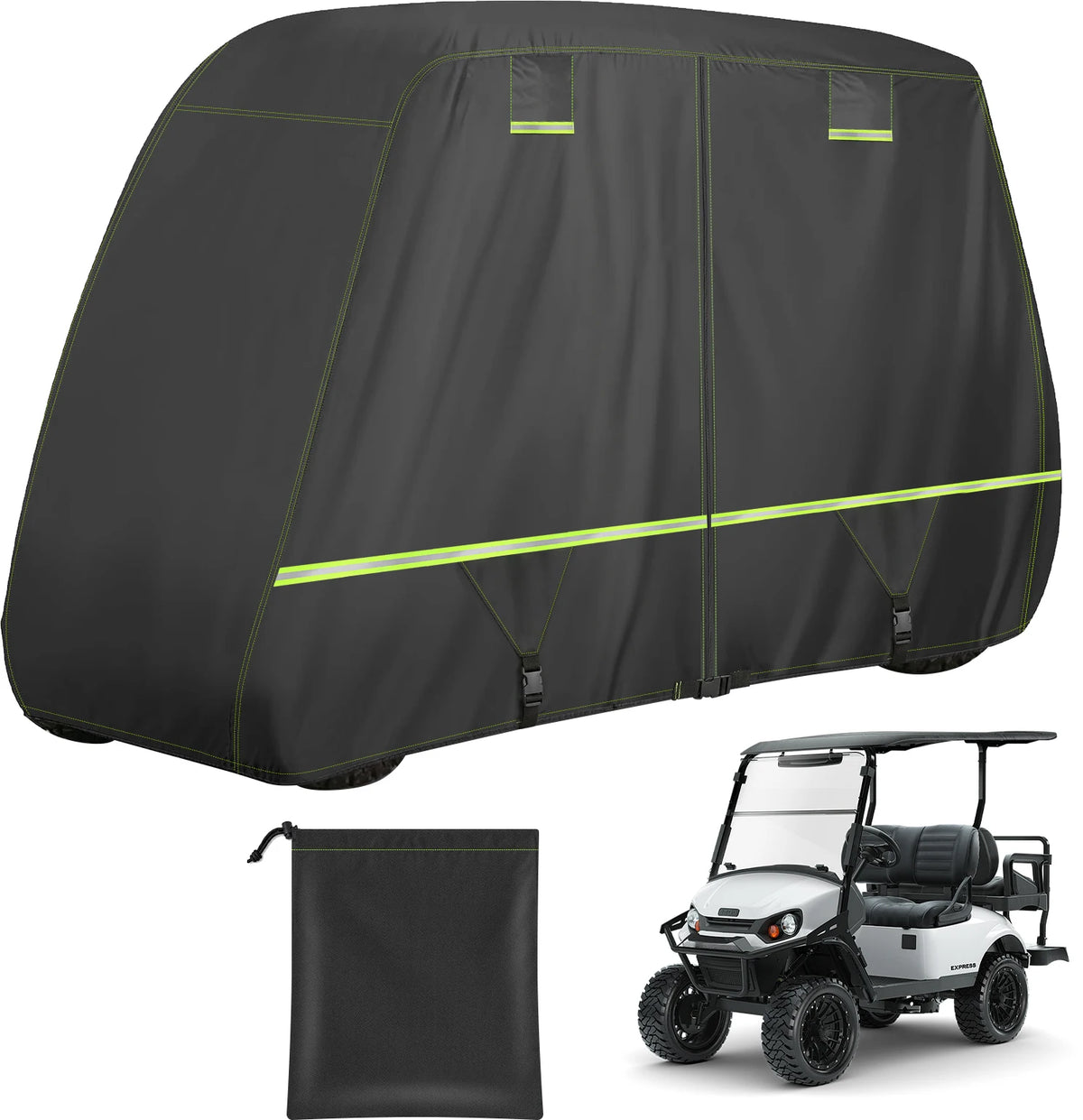 210D Lightweight Golf Cart Storage Cover - Fairway Fort™