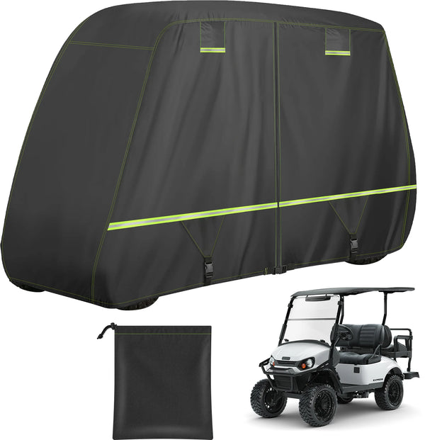 Funda de almacenamiento 210D para carrito de golf — Techo corto, 2/4 pasajeros - Fairway Fort™